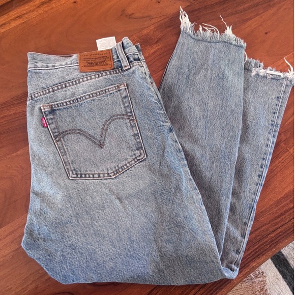 Levi's Wedgie Icon Fit Ankle Jeans Women's 32 "Shut Up" Wash High Rise Denim - Picture 2 of 12